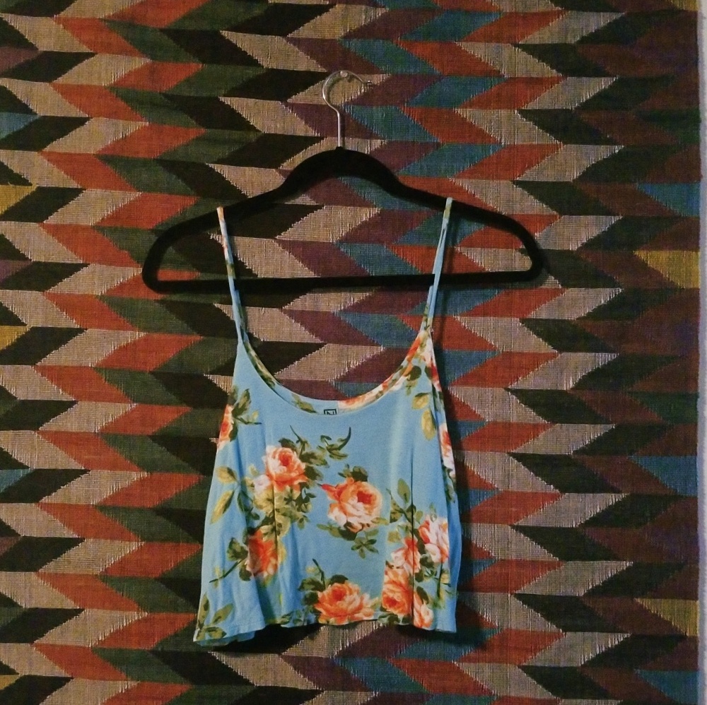Nollie Floral Crop Top Tank